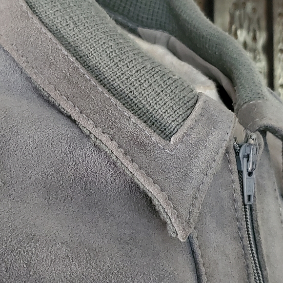 Vintage Leather sweater jacket - Picture 10 of 16